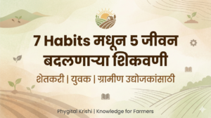 Read more about the article 7 Habits: शेतकरी व उद्योजकांसाठी जीवन बदलणाऱ्या 7 सवयी