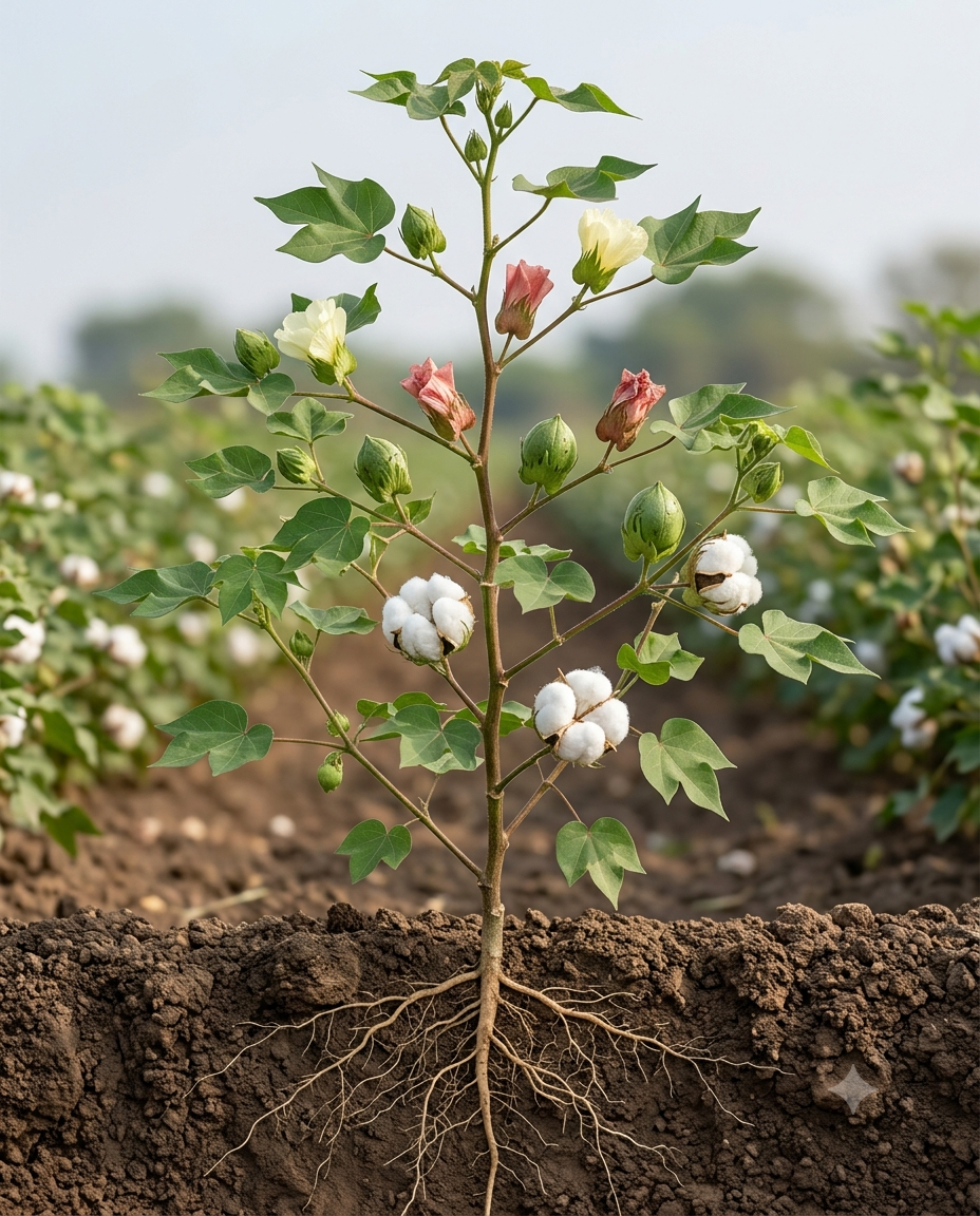 Cotton Plant Anatomy